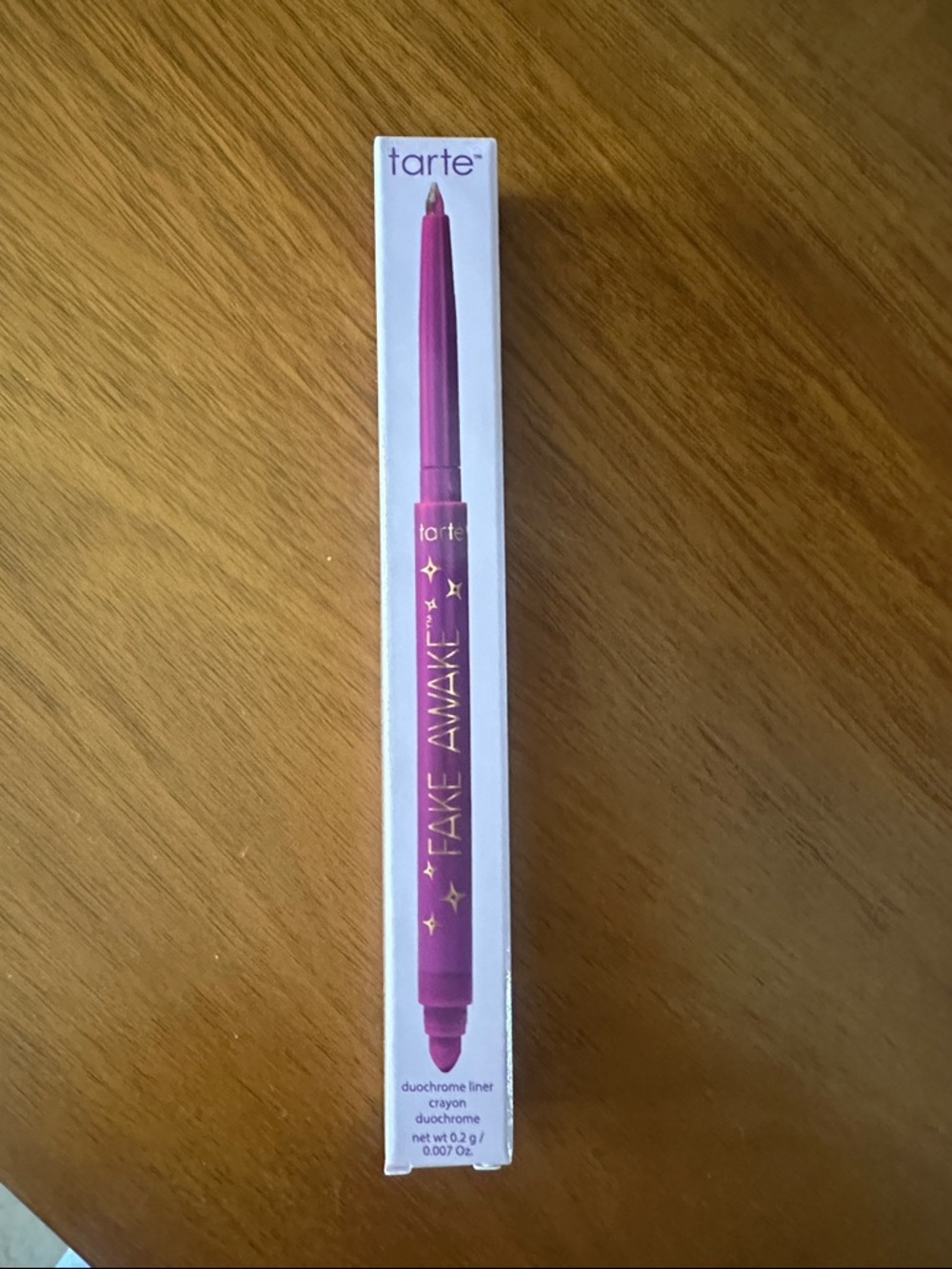 tarte fake awake duochrome liner in flip phone magenta/emerald